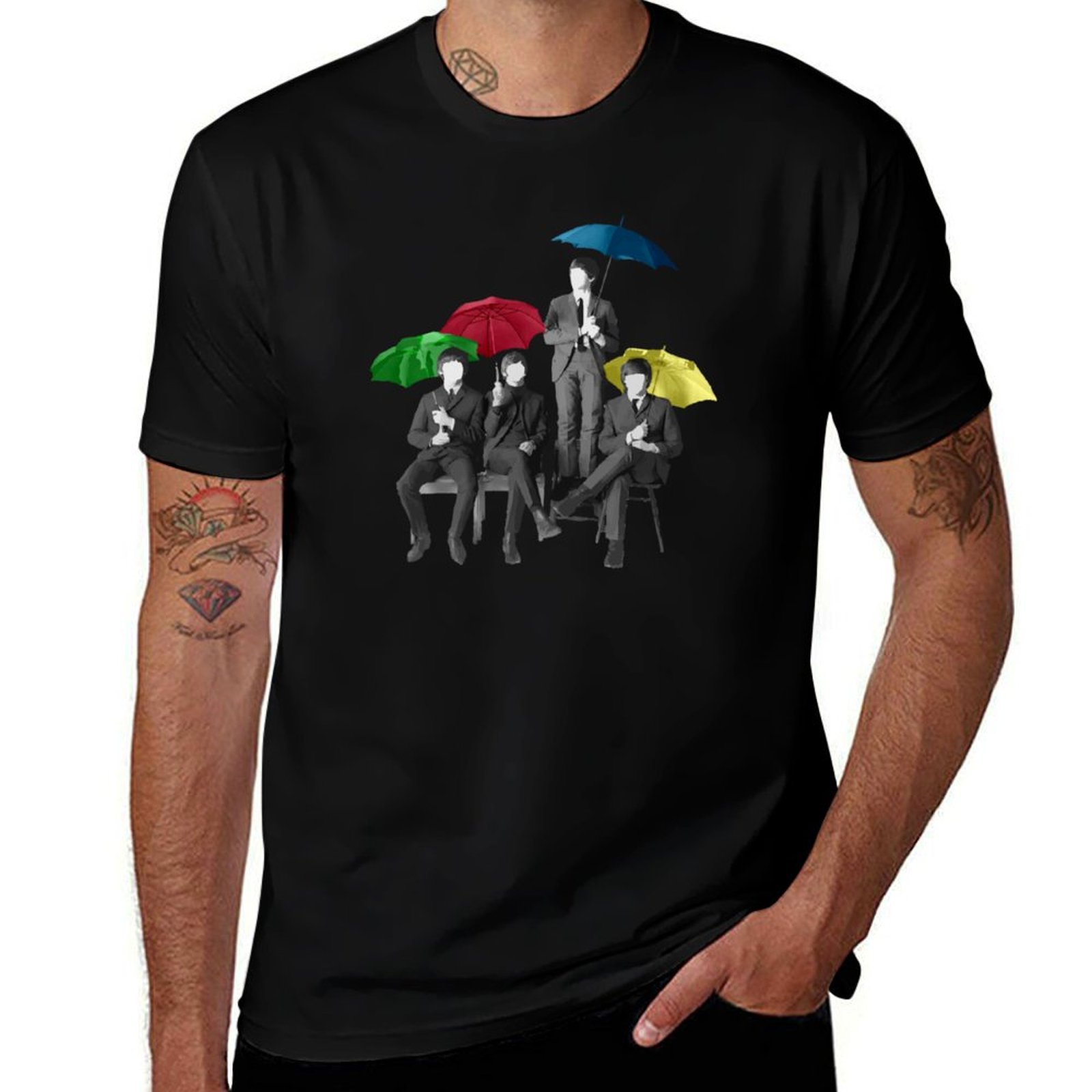 Men'S Fashion Umbrella - T-shirt Umbrella Fab Four T-shirt in
