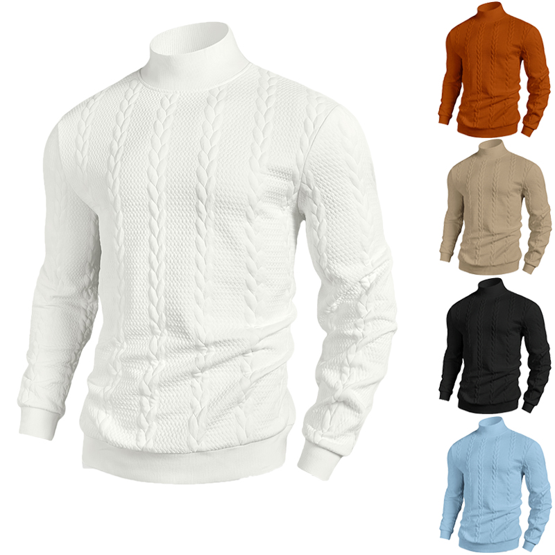 Turtleneck Sweater Men - 2025 Autunno/Inverno Nuovo maglione casual a