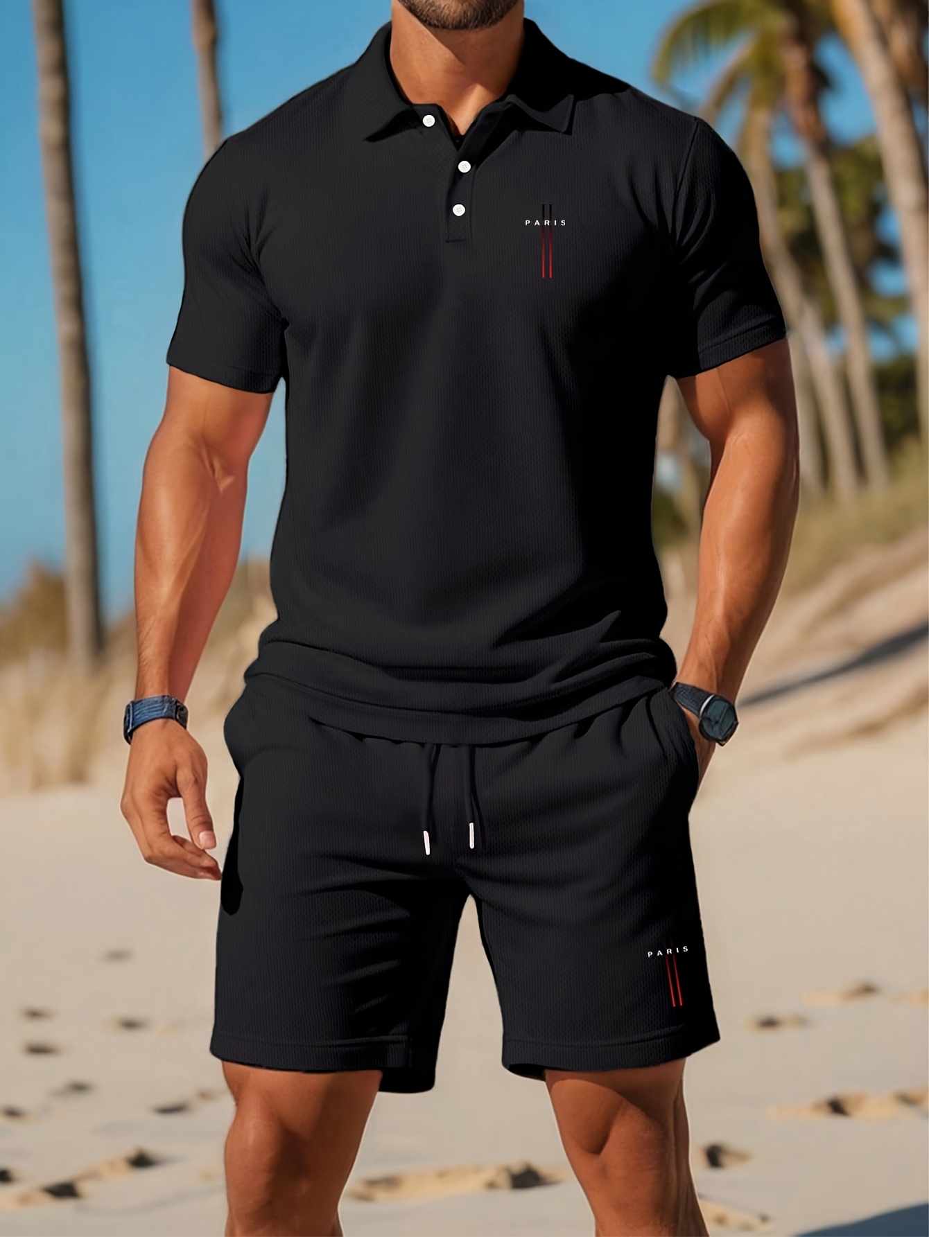 Queer Men'S Fashion - Completo Polo Uomo Estivo 2026 -