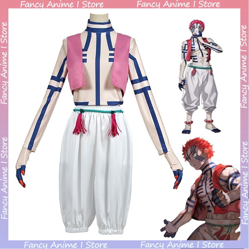 Mens Fashion Workwear - Costume Cosplay Anime Akaza, Elegante Abbigliamento