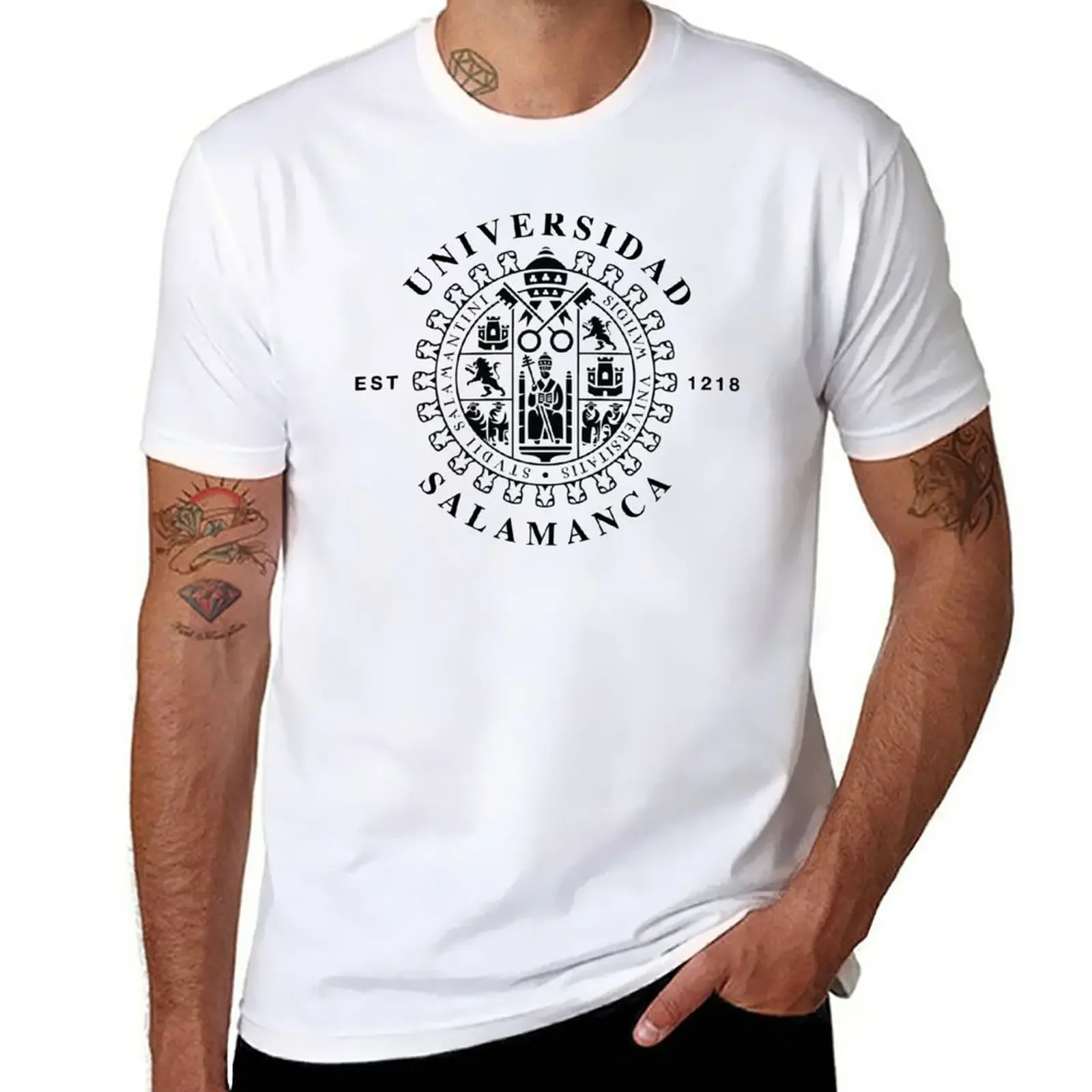Men'S Fashion University - T-shirt dell'Università di Salamanca, T-shirt in