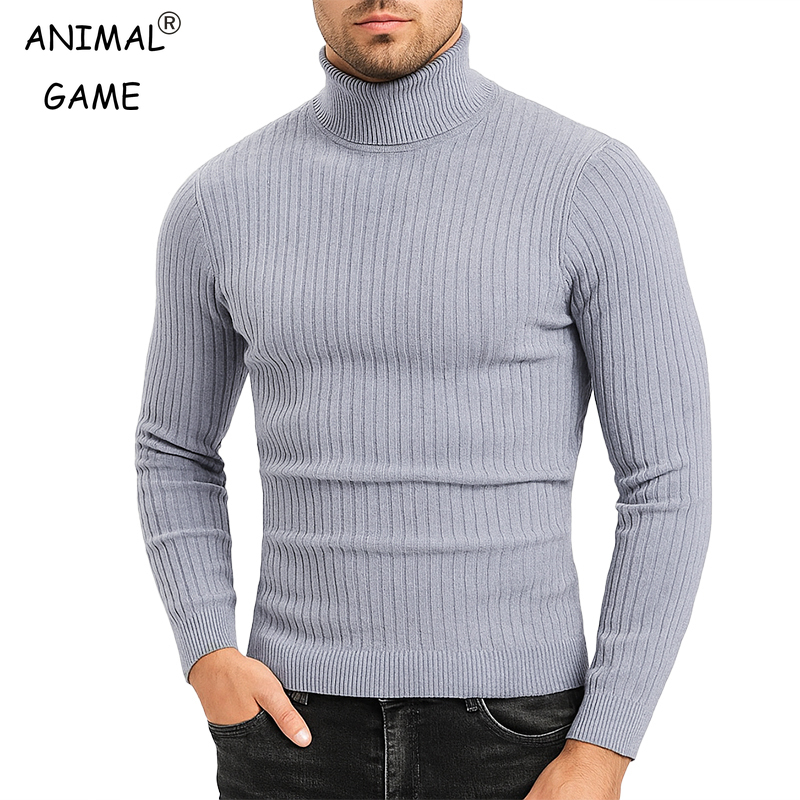 Turtleneck Sweater Men - Maglioni da uomo autunnali dolcevita maglioni