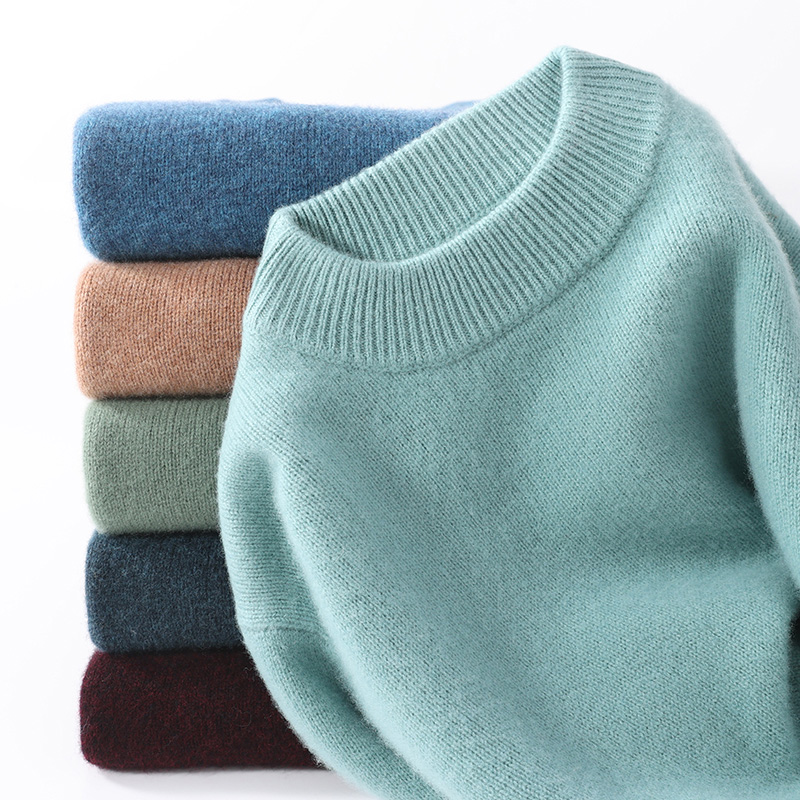 Turtleneck Sweater Men - Abbigliamento semi-dolcevole da uomo maglione di