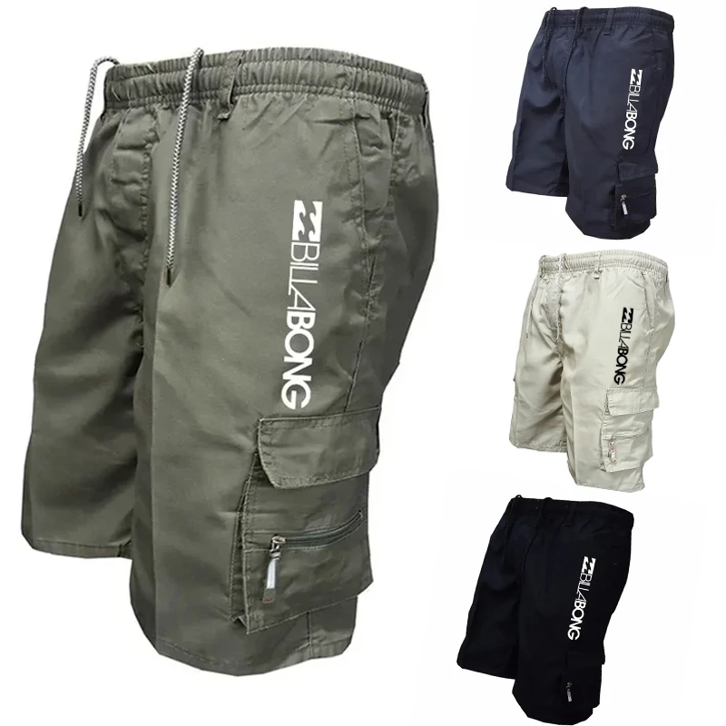 Mens Fashion Workwear - Pantaloncini da uomo alla moda multitasche