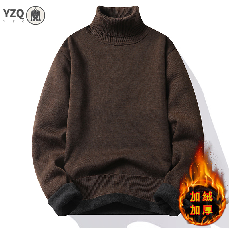 Turtleneck Sweater Men - Sweatwear Uomo Anti-pilling Maglione dolcevita lavorato