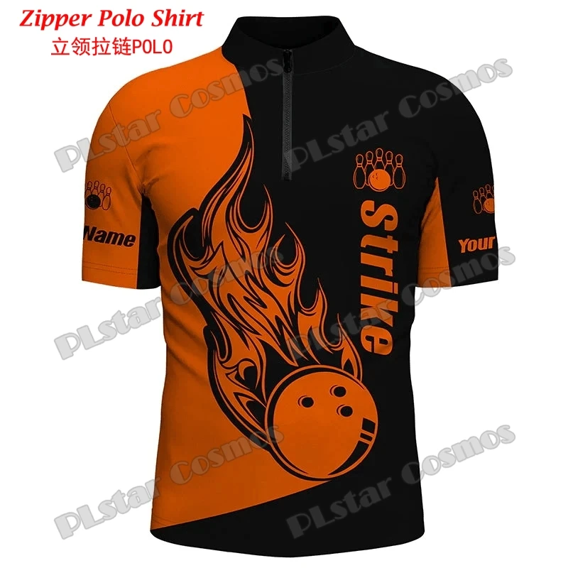 Mens Fashion Quarter Zip - Polo da uomo con zip a