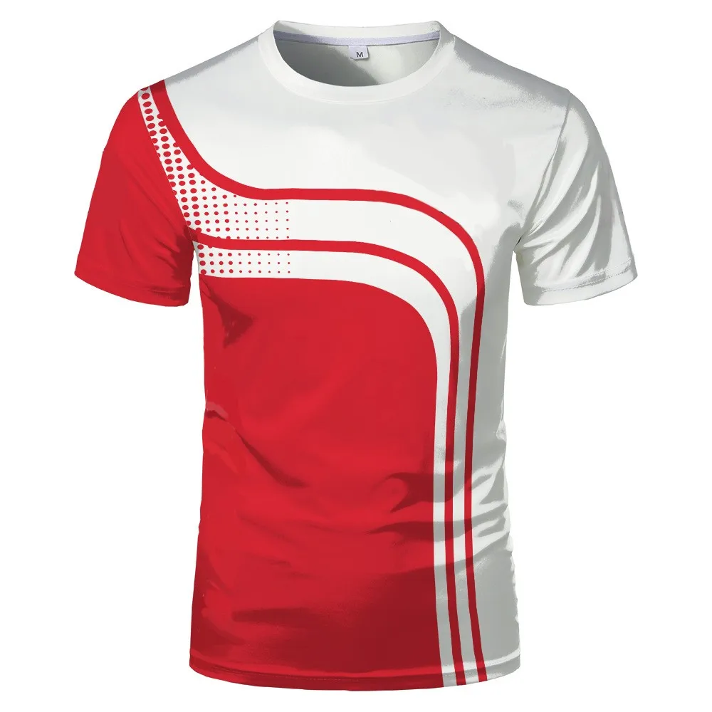 Men'S Fashion Online - T-shirt sportiva con stampa 3D di