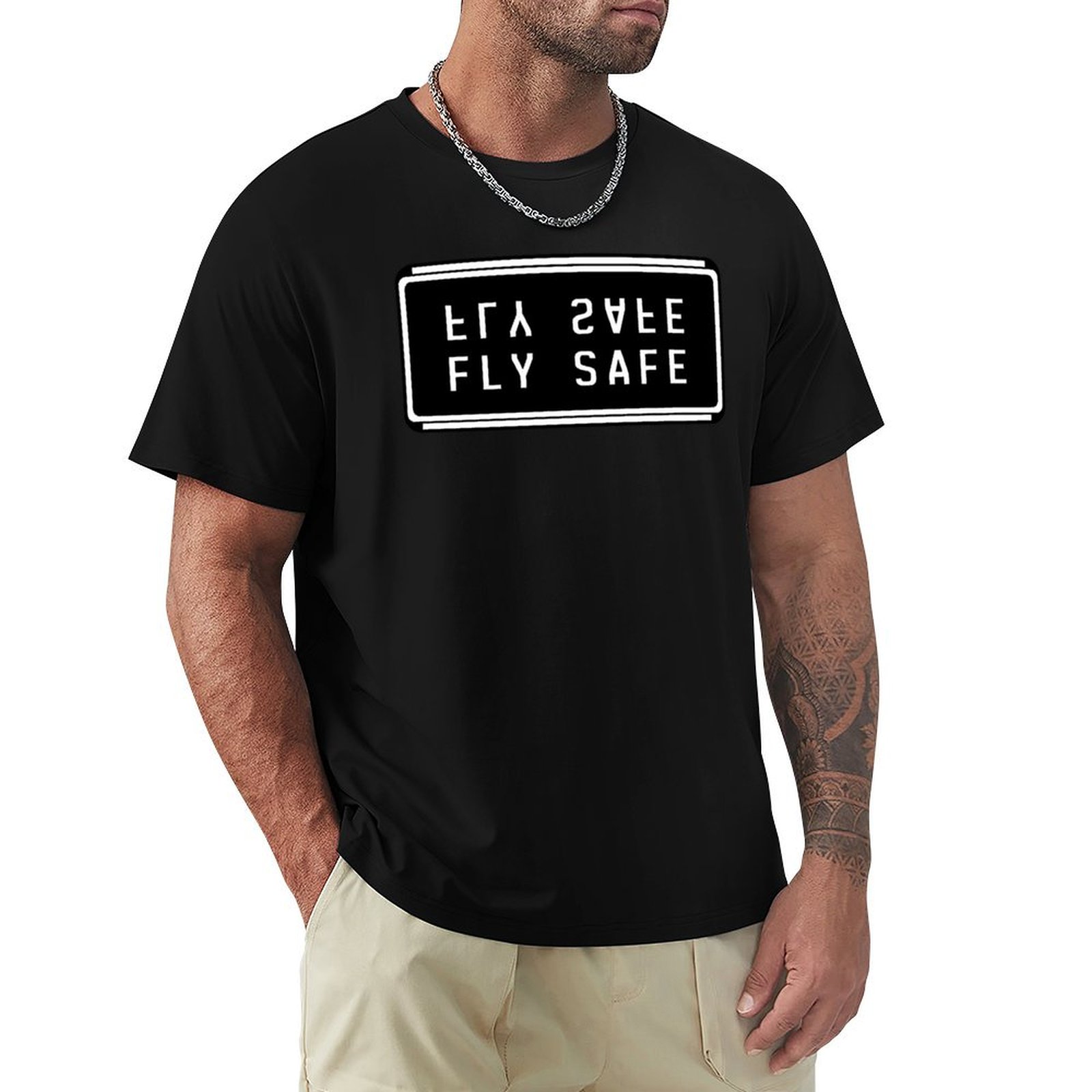 Men'S Fashion Online - E.VE Online - T-Shirt F.ly Sa.fe