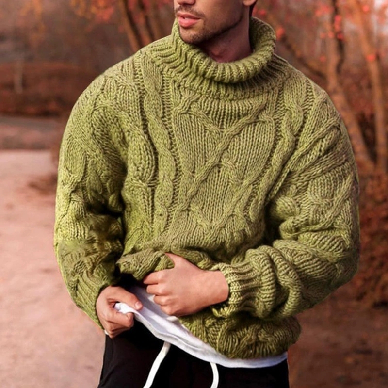 Autunno e inverno moda europea - Turtleneck Sweater Men recensione e prezzo