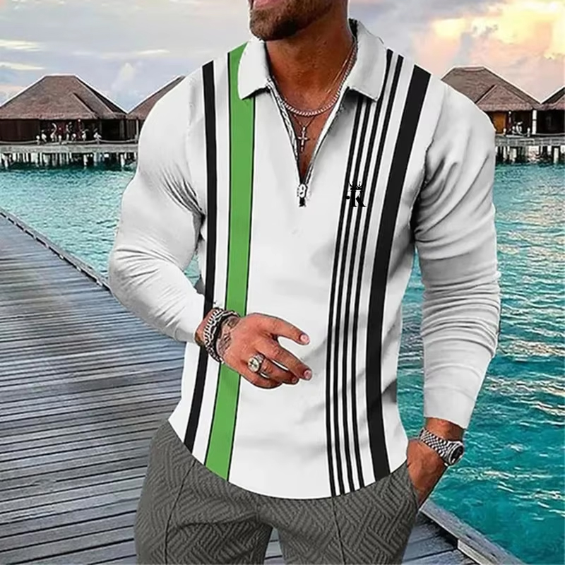 Polo da uomo Polo con zip Outd - Mens Fashion Quarter Zip recensione e prezzo