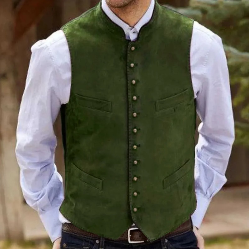 Gilet da uomo in velluto scamo - Formal Waistcoat Vest recensione e prezzo
