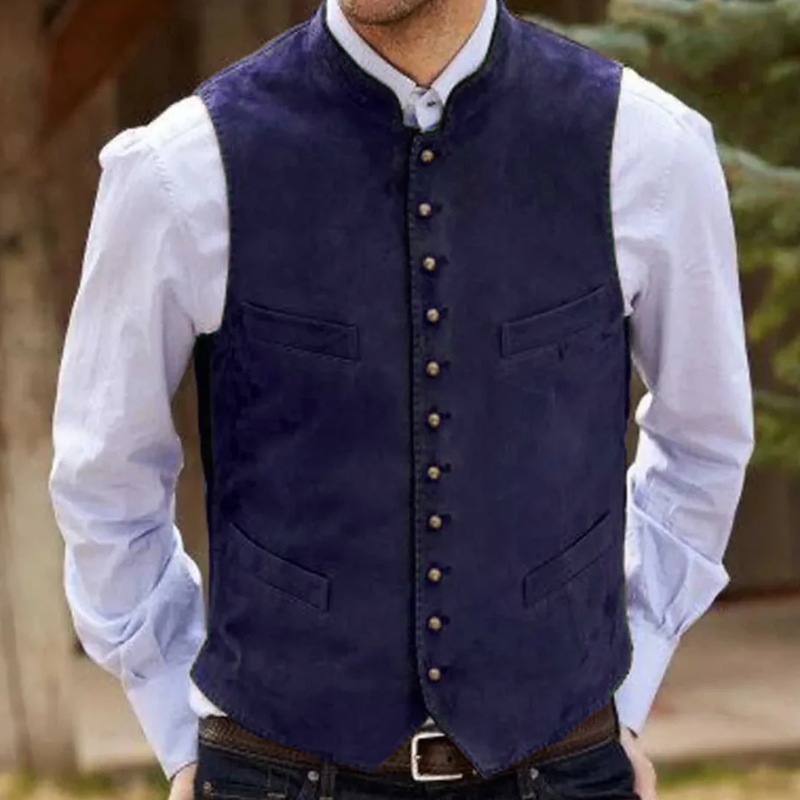 Gilet da uomo in velluto scamo - Formal Waistcoat Vest recensione e prezzo
