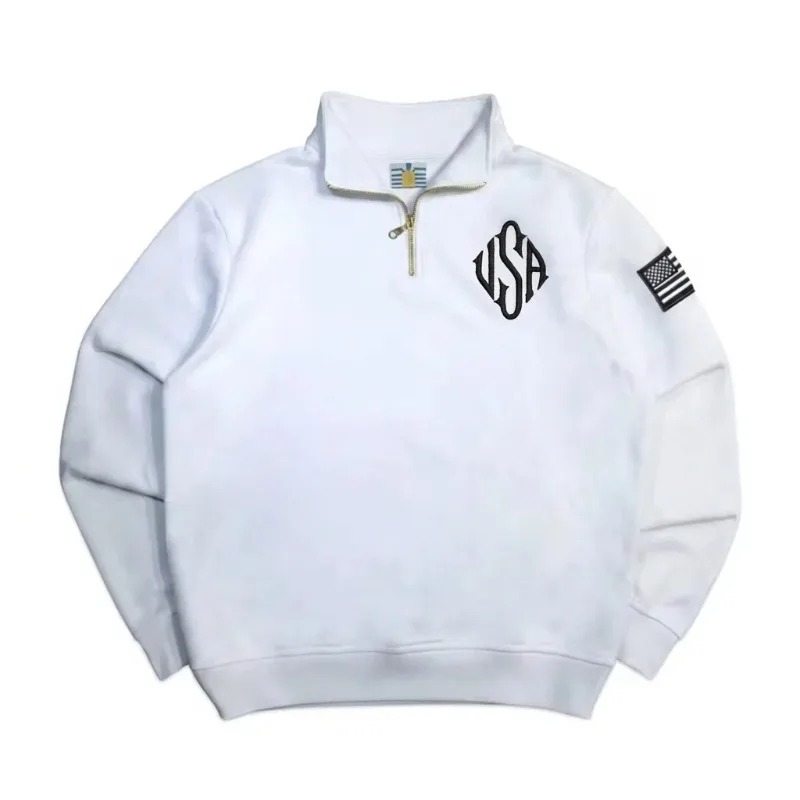 Felpa con Zip a un Quarto Y2K  - Mens Fashion Quarter Zip recensione e prezzo