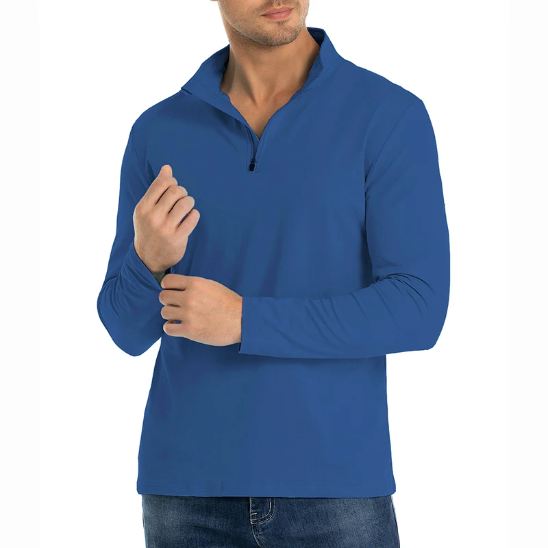 Camicia da uomo a maniche lung - Mens Fashion Quarter Zip recensione e prezzo