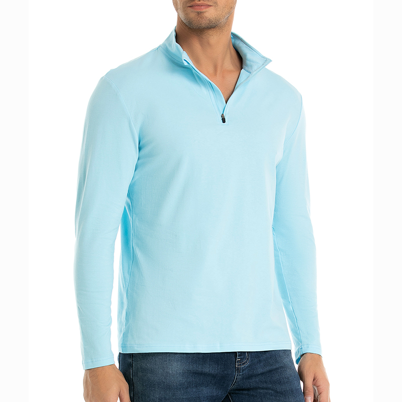 Camicia da uomo a maniche lung - Mens Fashion Quarter Zip recensione e prezzo