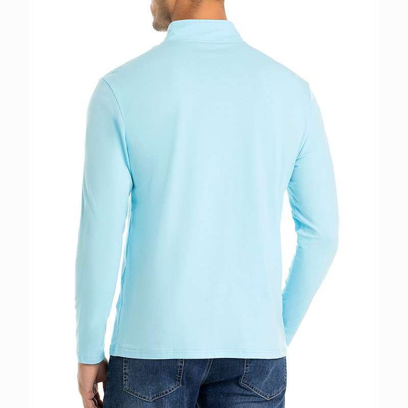 Camicia da uomo a maniche lung - Mens Fashion Quarter Zip recensione e prezzo