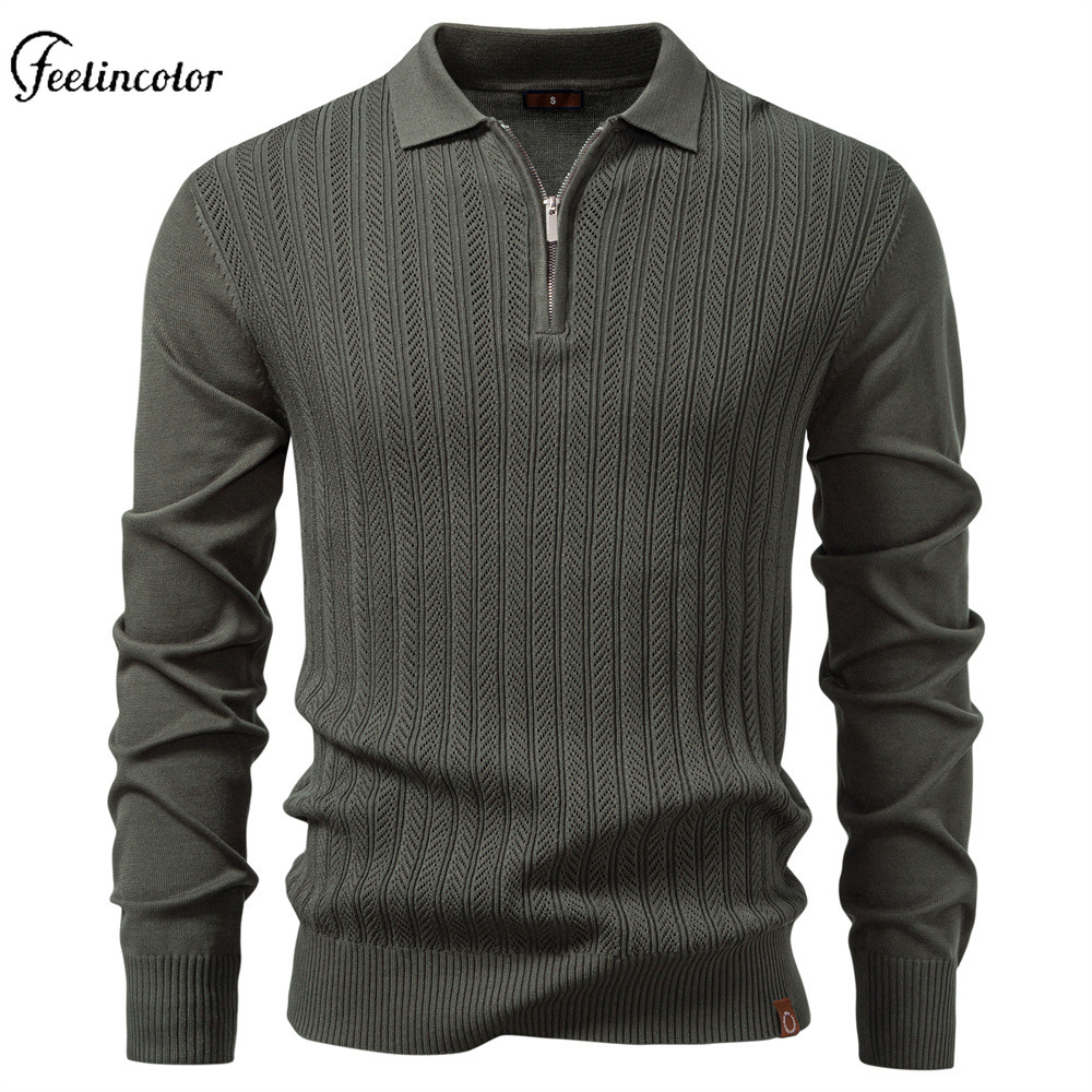 Polo da uomo con zip a un quar - Mens Fashion Quarter Zip recensione e prezzo