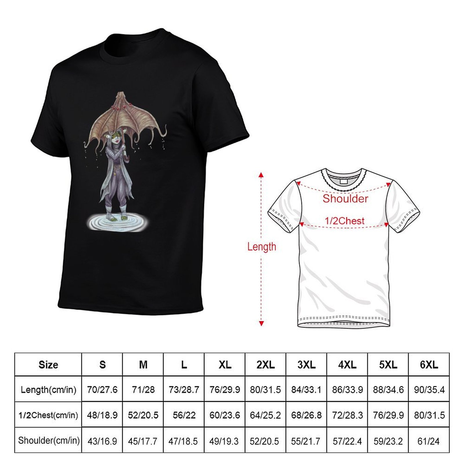 T-shirt Nott n umbrella T-shir - Men'S Fashion Umbrella recensione e prezzo