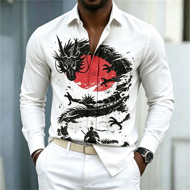 Camicia da uomo 2026 nuova, bi - Queer Men'S Fashion recensione e prezzo