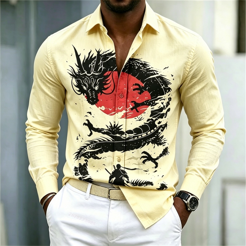 Camicia da uomo 2026 nuova, bi - Queer Men'S Fashion recensione e prezzo