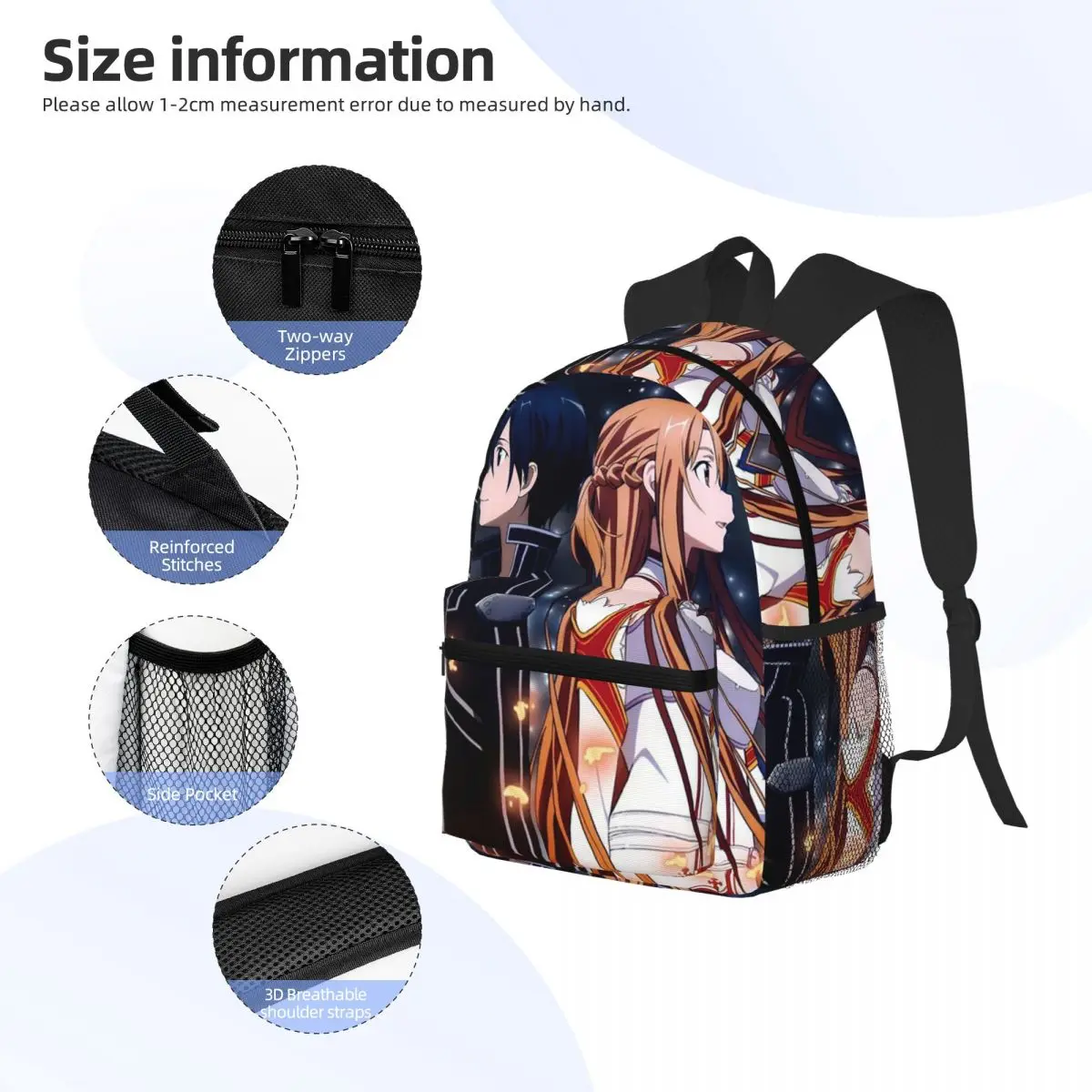 Zaino per studenti Sword Art O - Men'S Fashion Online recensione e prezzo