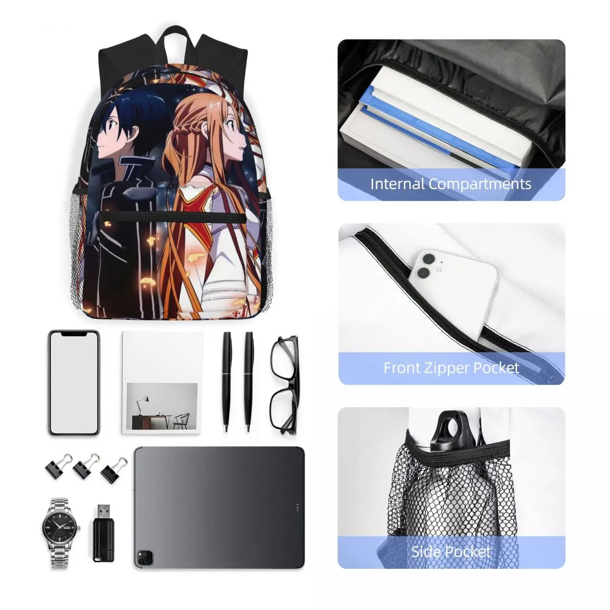 Zaino per studenti Sword Art O - Men'S Fashion Online recensione e prezzo