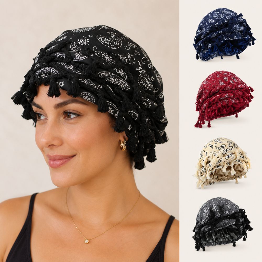 Foulard turbante unisex in ras - Men'S Fashion Head Scarf recensione e prezzo