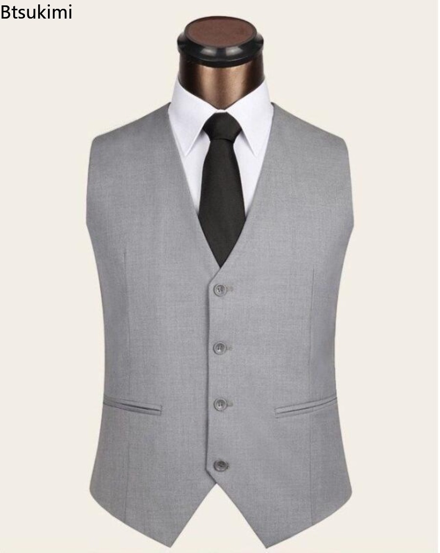 S-6XL Plus Size uomo coreano s - Formal Waistcoat Vest recensione e prezzo