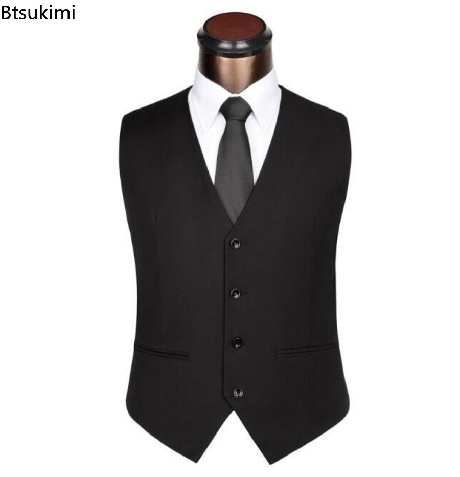 S-6XL Plus Size uomo coreano s - Formal Waistcoat Vest recensione e prezzo