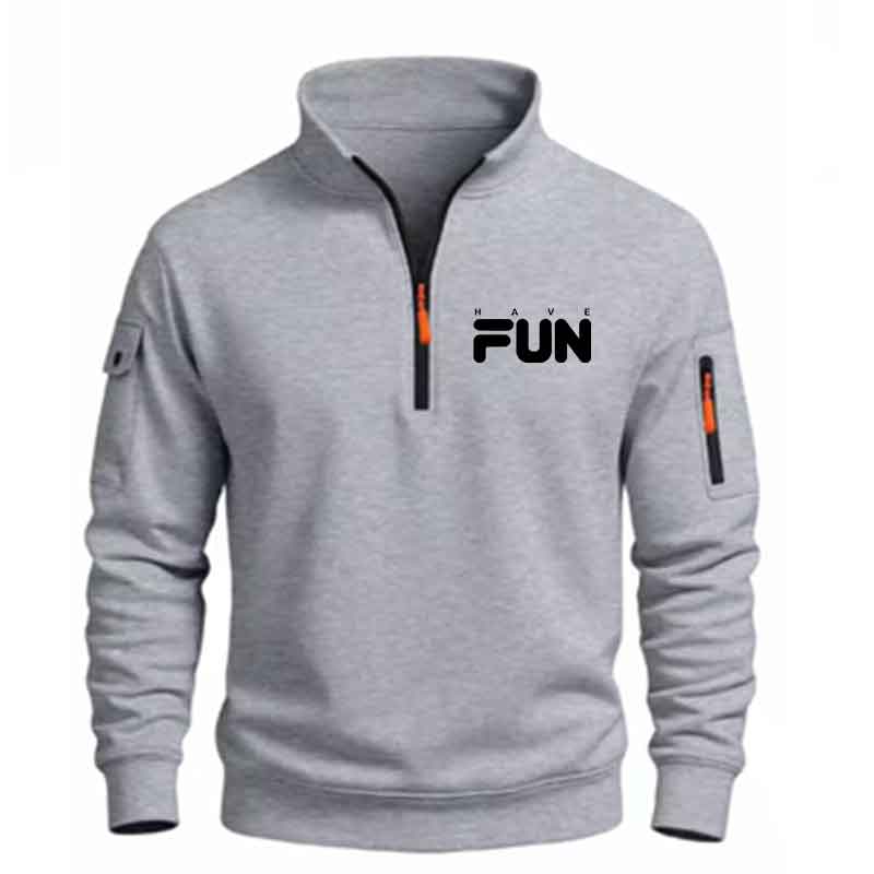 Felpa da uomo con zip a un qua - Mens Fashion Quarter Zip recensione e prezzo