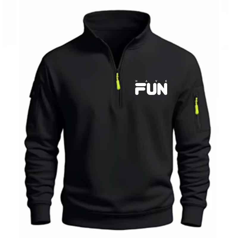 Felpa da uomo con zip a un qua - Mens Fashion Quarter Zip recensione e prezzo
