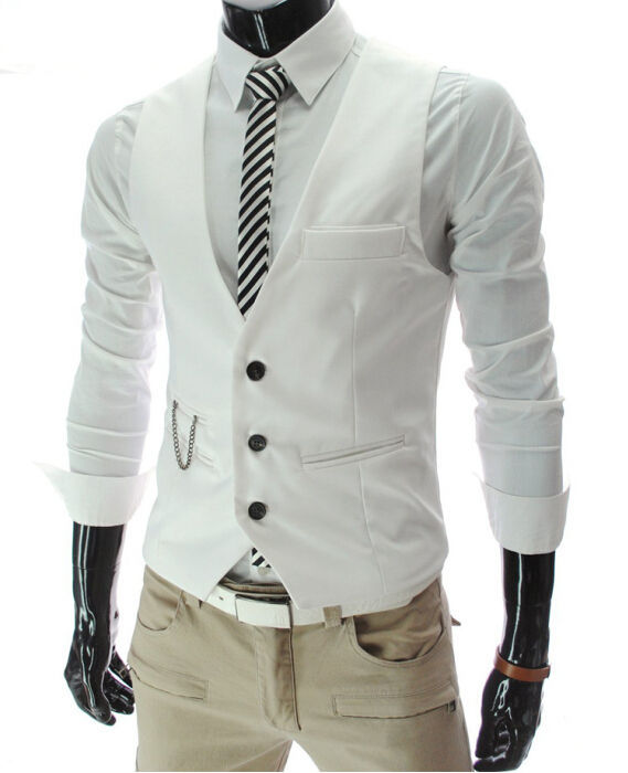 2026 Nuovo Gilet Grigio Slim F - Formal Waistcoat Vest recensione e prezzo