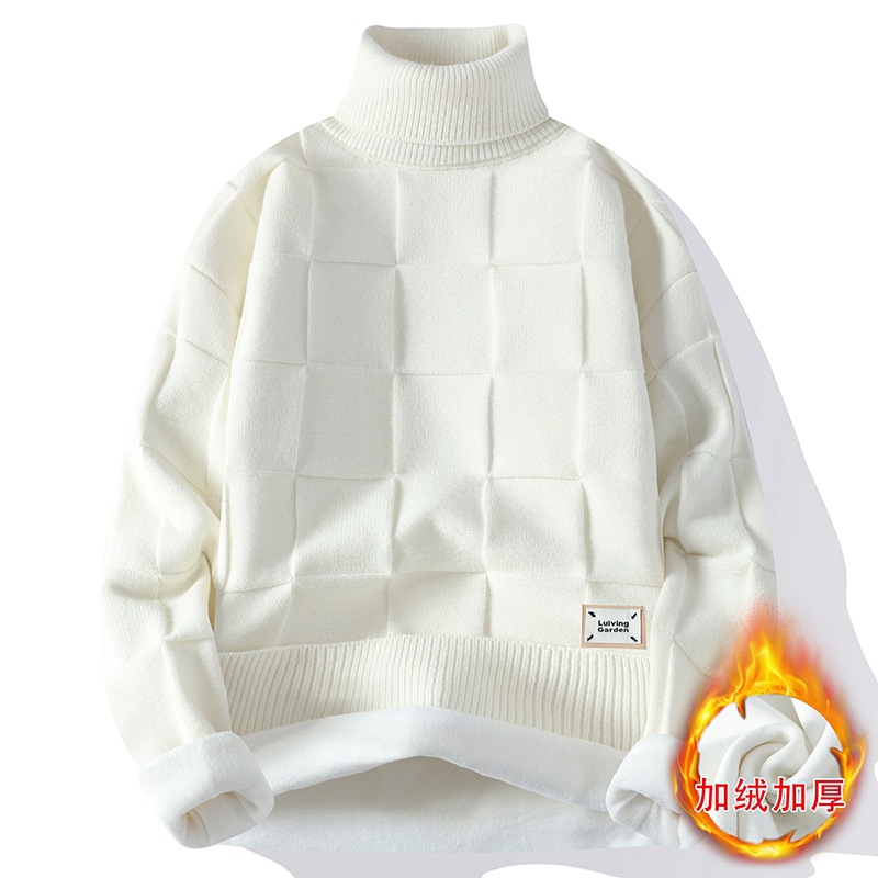 Nuovi uomini invernali in pile - Turtleneck Sweater Men recensione e prezzo