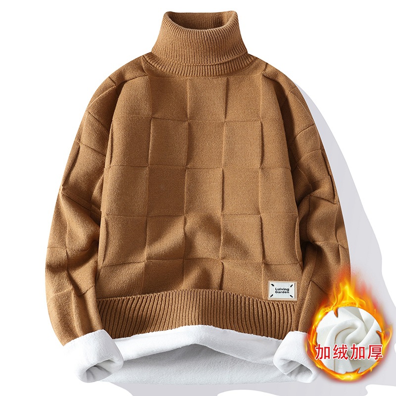 Nuovi uomini invernali in pile - Turtleneck Sweater Men recensione e prezzo
