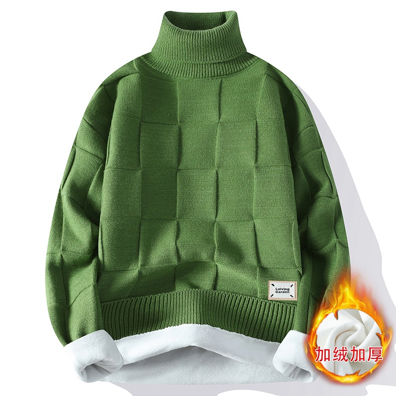 Nuovi uomini invernali in pile - Turtleneck Sweater Men recensione e prezzo