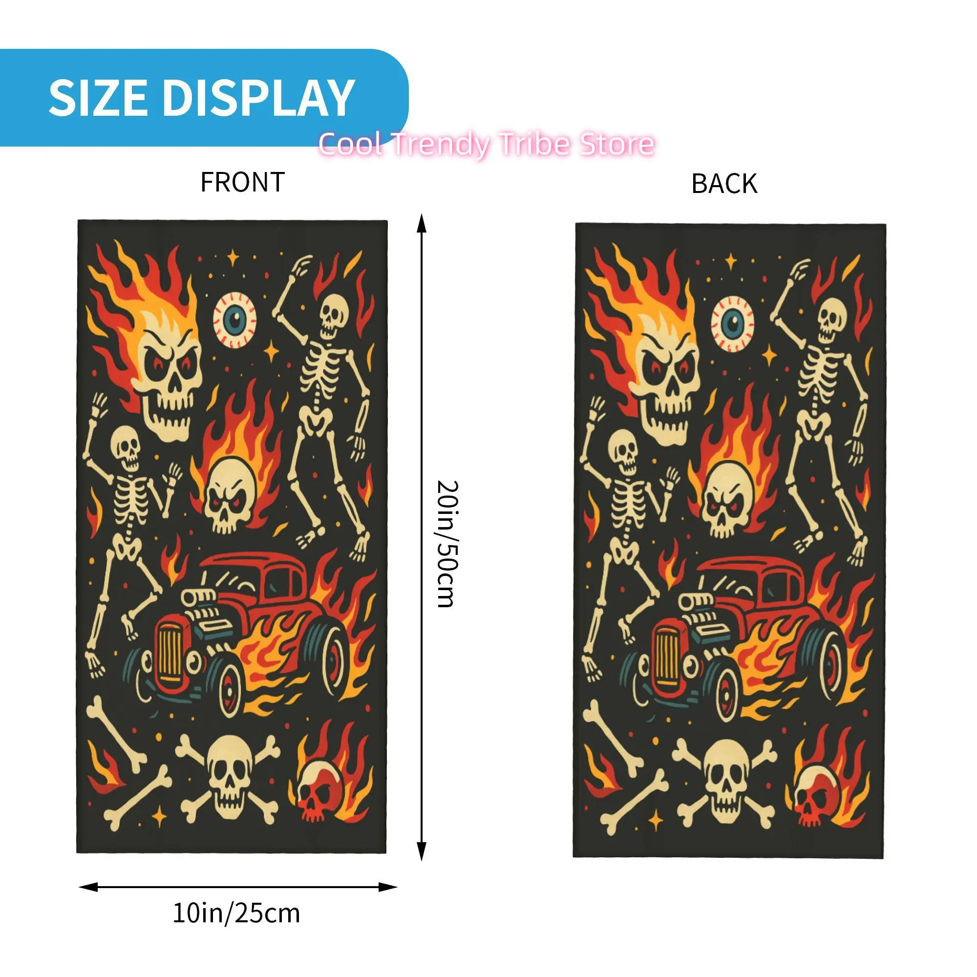 Bandana con Stampa Gotica Vint - Men'S Fashion Head Scarf recensione e prezzo
