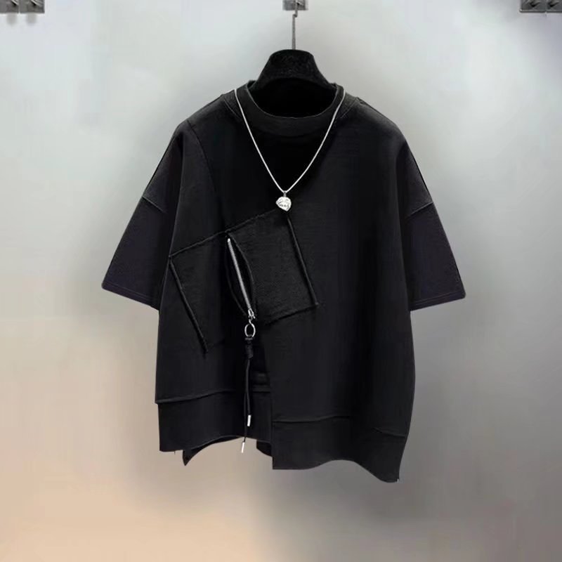 QICHE T-Shirt da Uomo con Zip  - Mens Fashion Quarter Zip recensione e prezzo