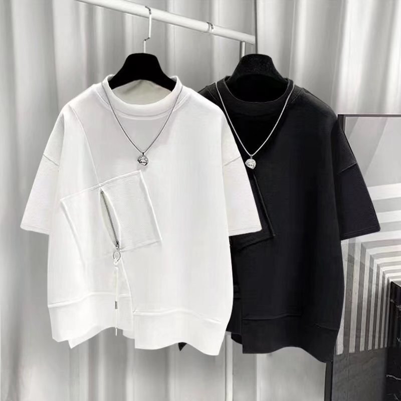 QICHE T-Shirt da Uomo con Zip  - Mens Fashion Quarter Zip recensione e prezzo