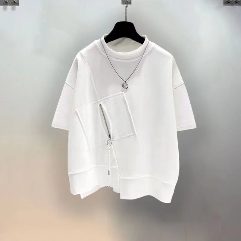 QICHE T-Shirt da Uomo con Zip  - Mens Fashion Quarter Zip recensione e prezzo