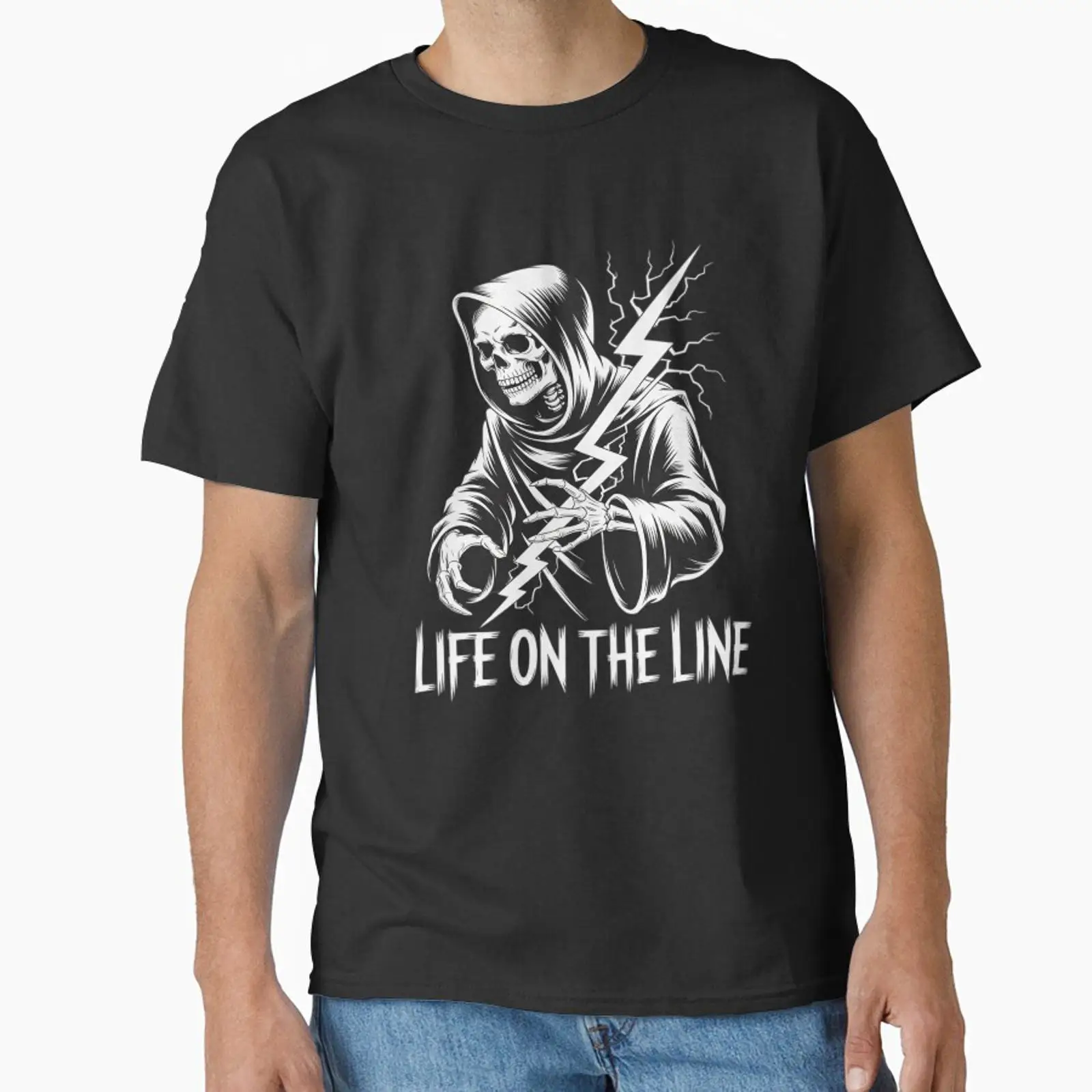 Maglietta classica Life On The - Men'S Fashion Online recensione e prezzo