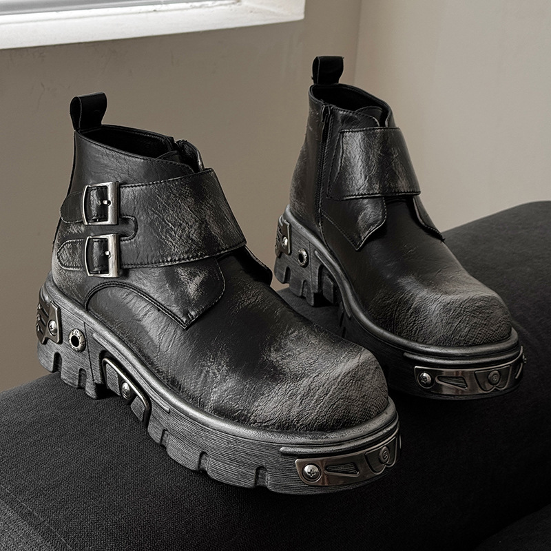 stivali con plateau punk goth  - Queer Men'S Fashion recensione e prezzo