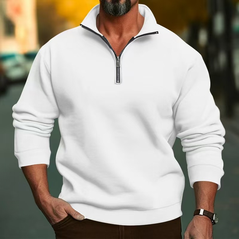 Felpa con Mezza Zip per Uomo e - Mens Fashion Quarter Zip recensione e prezzo