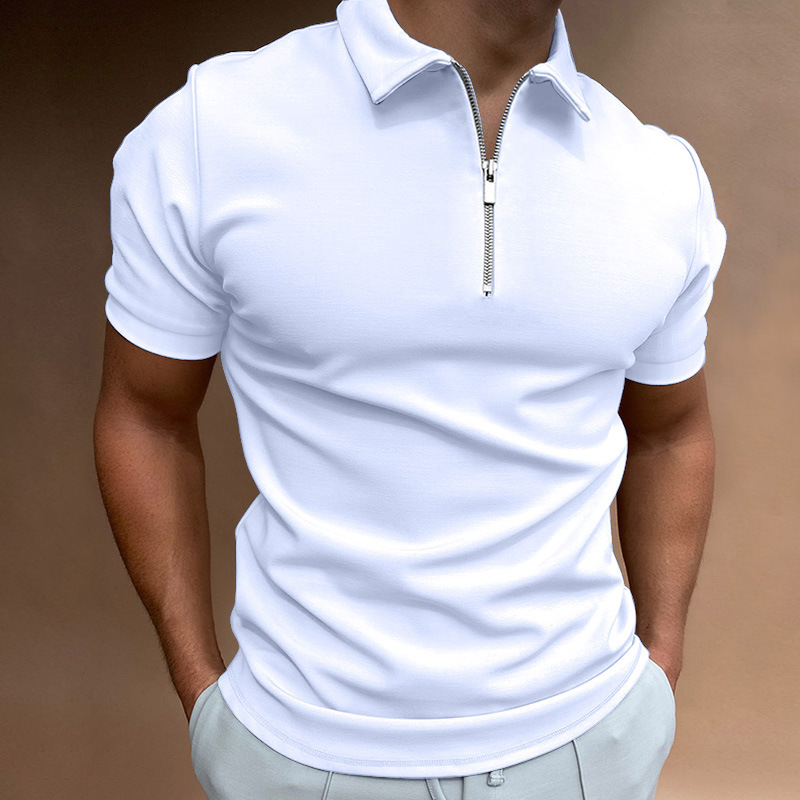 Polo da uomo estiva casual a m - Mens Fashion Quarter Zip recensione e prezzo