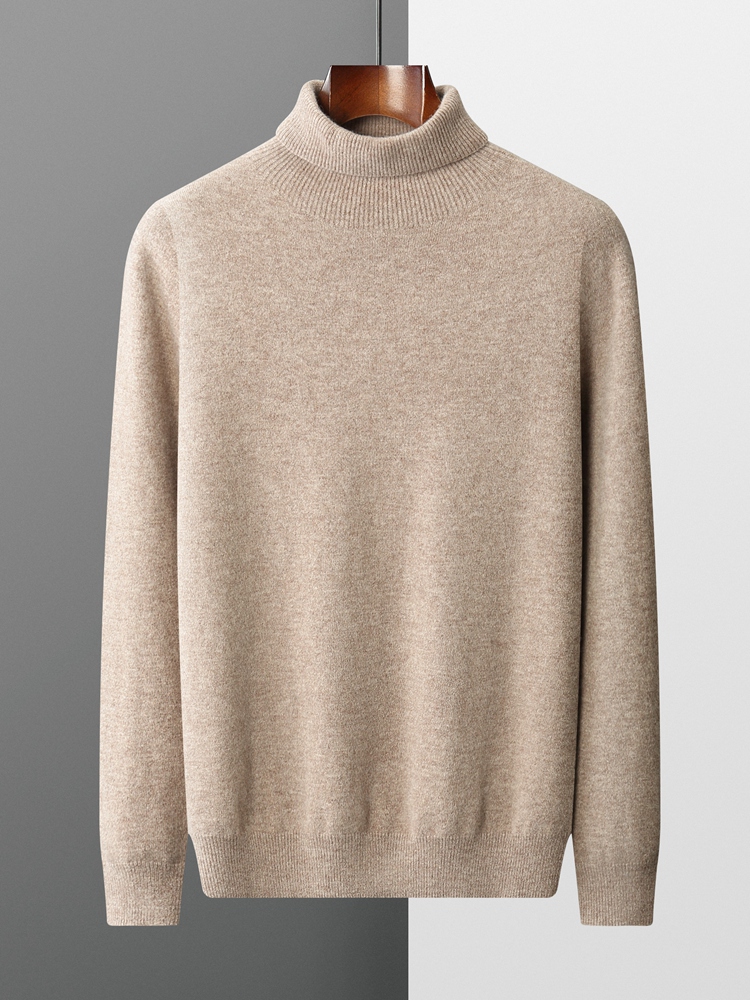 Nuovi uomini 100% lana merino  - Turtleneck Sweater Men recensione e prezzo